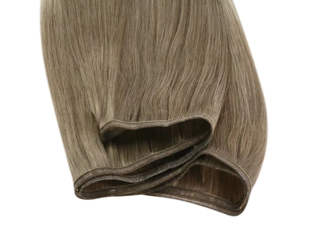 Luxury Flat Silk Weft Human Hair Extensions