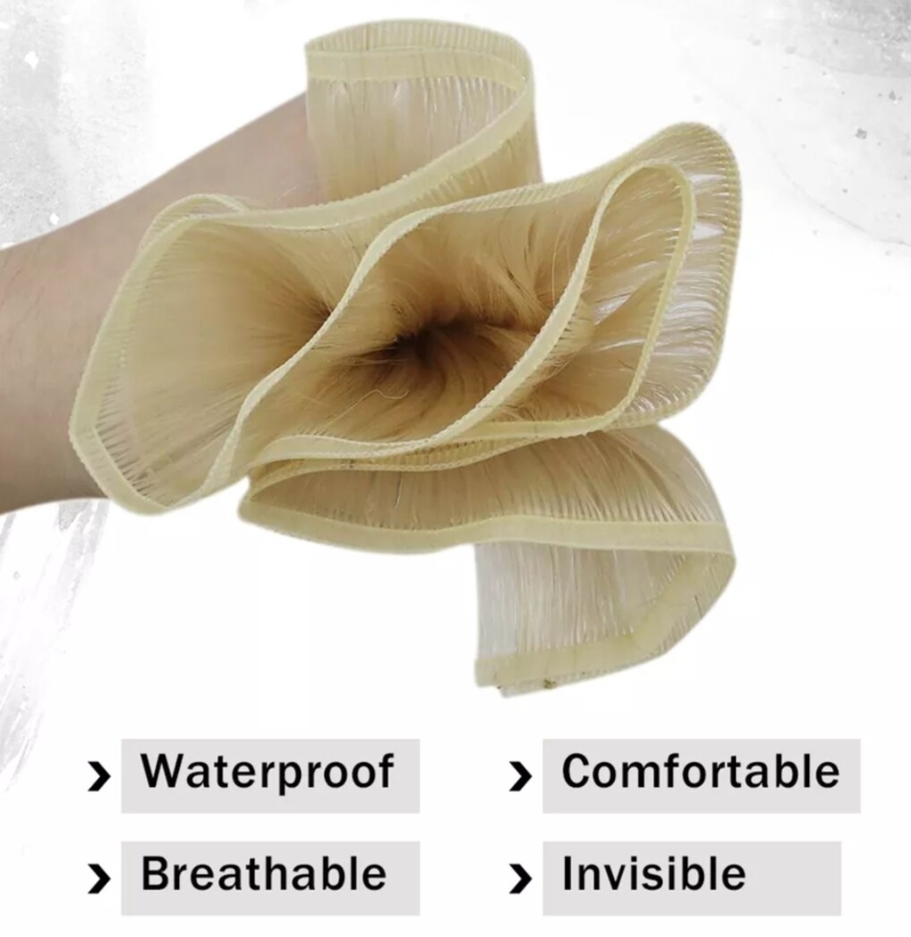 Luxury Flat Silk Weft Human Hair Extensions