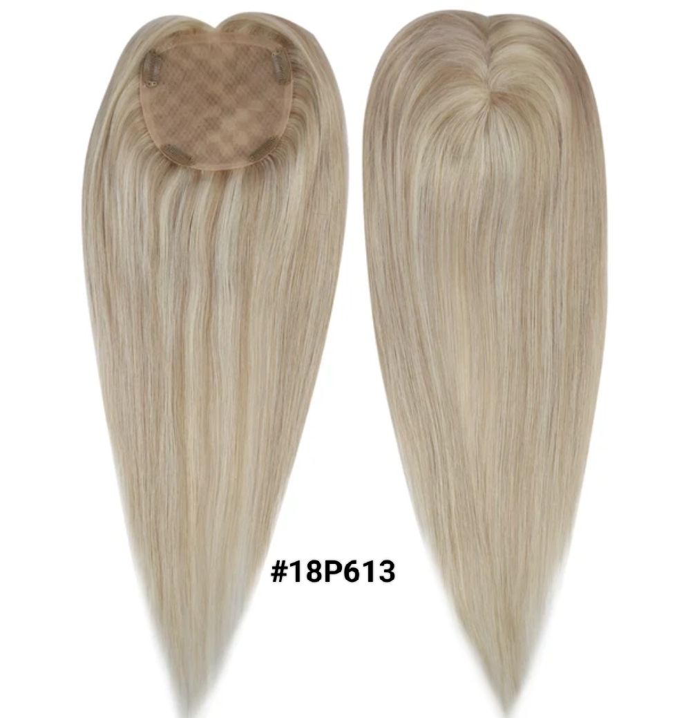 HUMAN HAIR TOPPER Mono Base 13x13cm