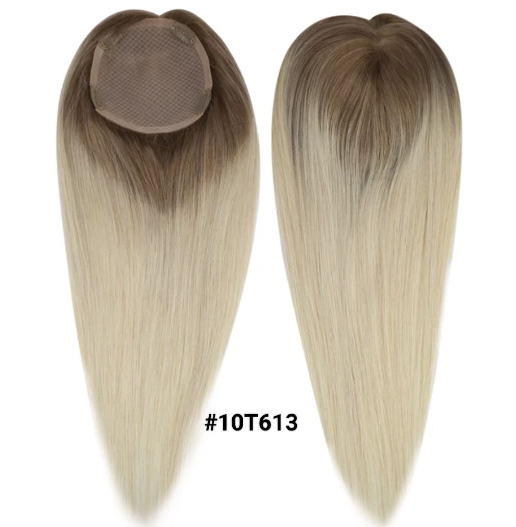 HUMAN HAIR TOPPER Mono Base 13x13cm