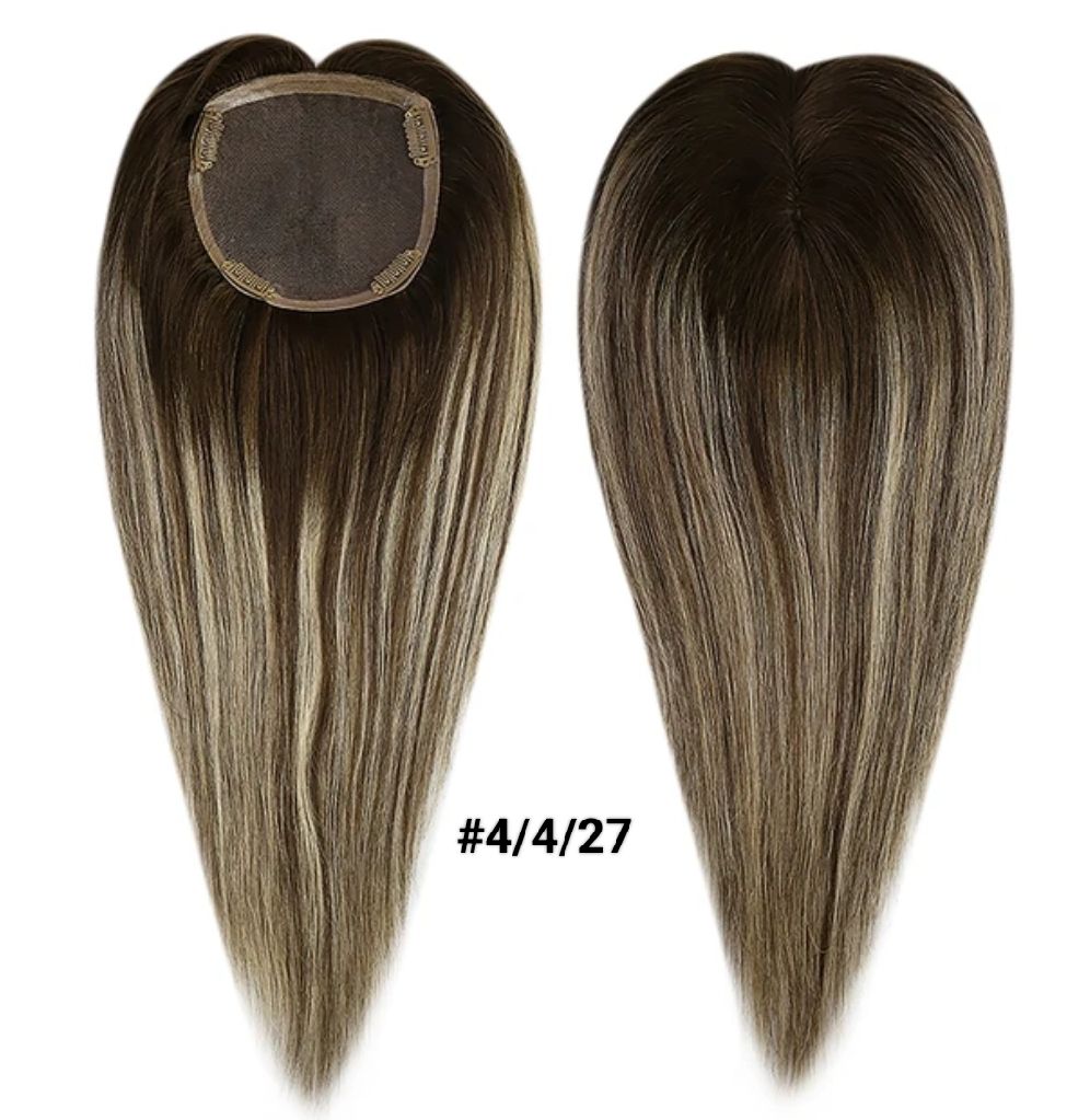 HUMAN HAIR TOPPER Mono Base 13x13cm