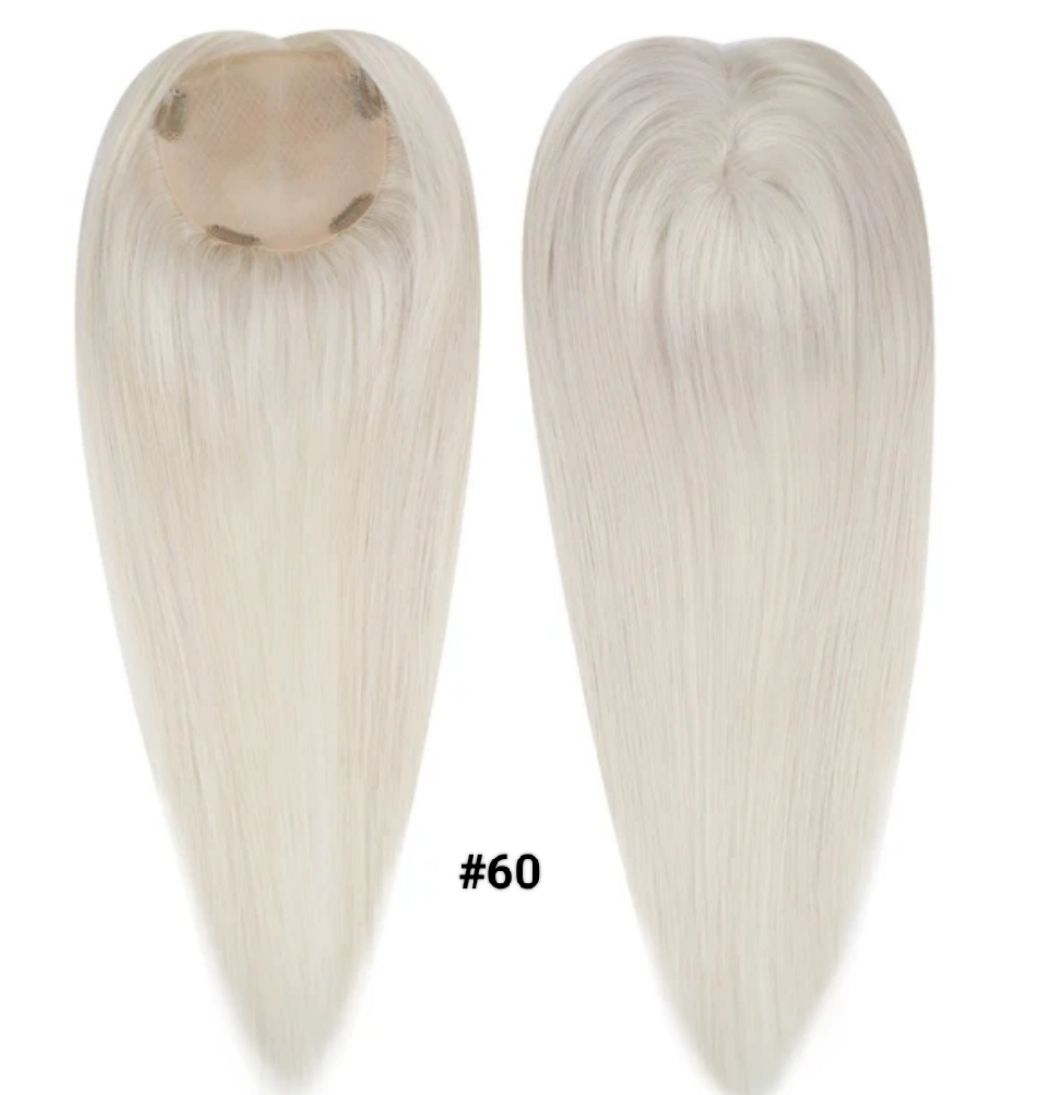 HUMAN HAIR TOPPER Mono Base 13x13cm