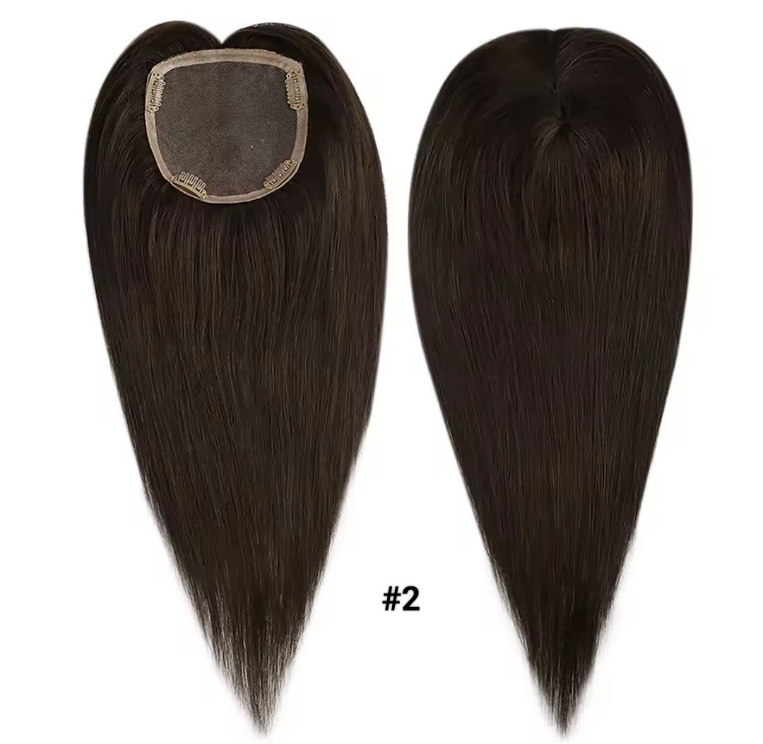HUMAN HAIR TOPPER Mono Base 13x13cm