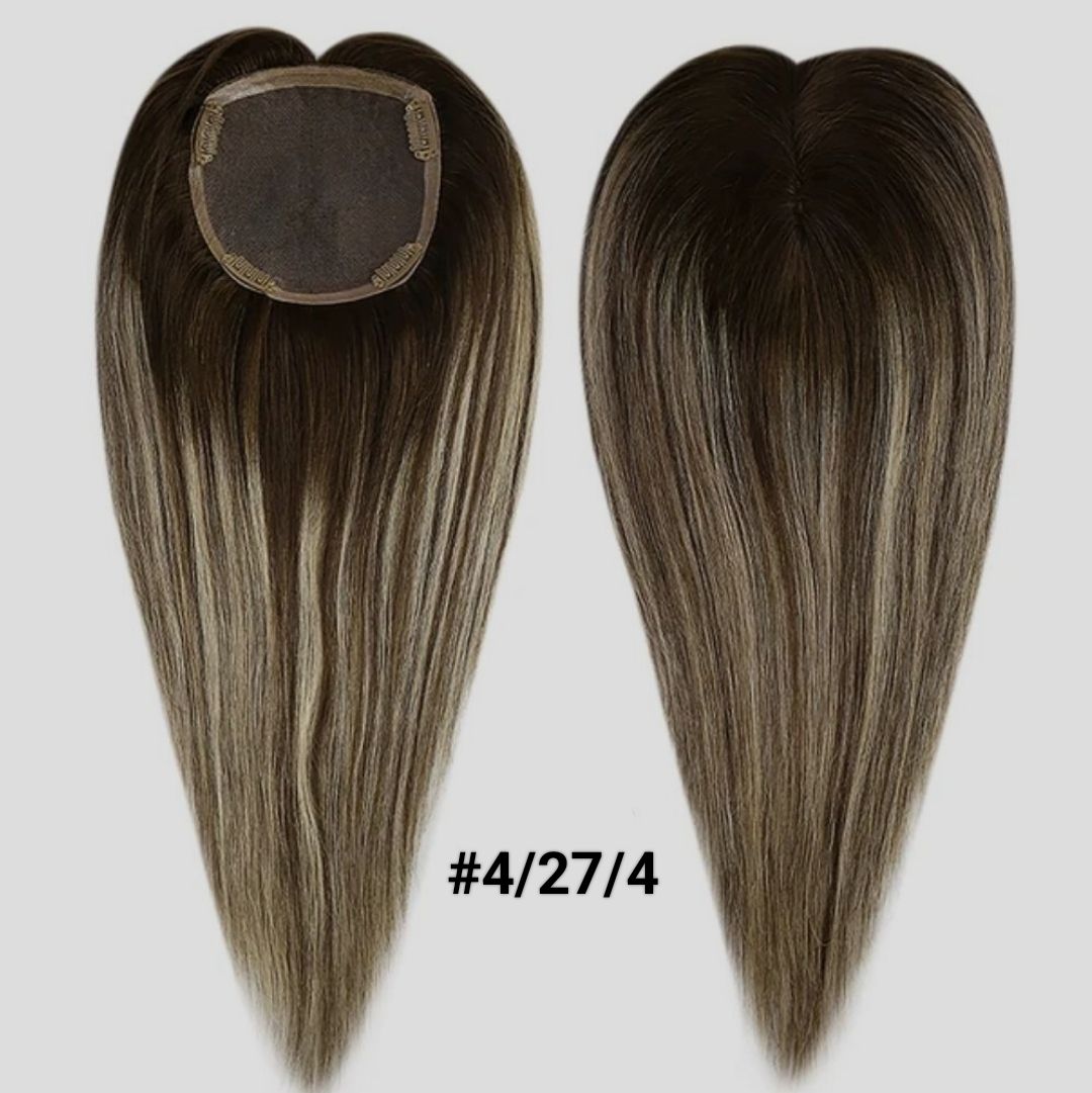 HUMAN HAIR TOPPER Mono Base 13x13cm