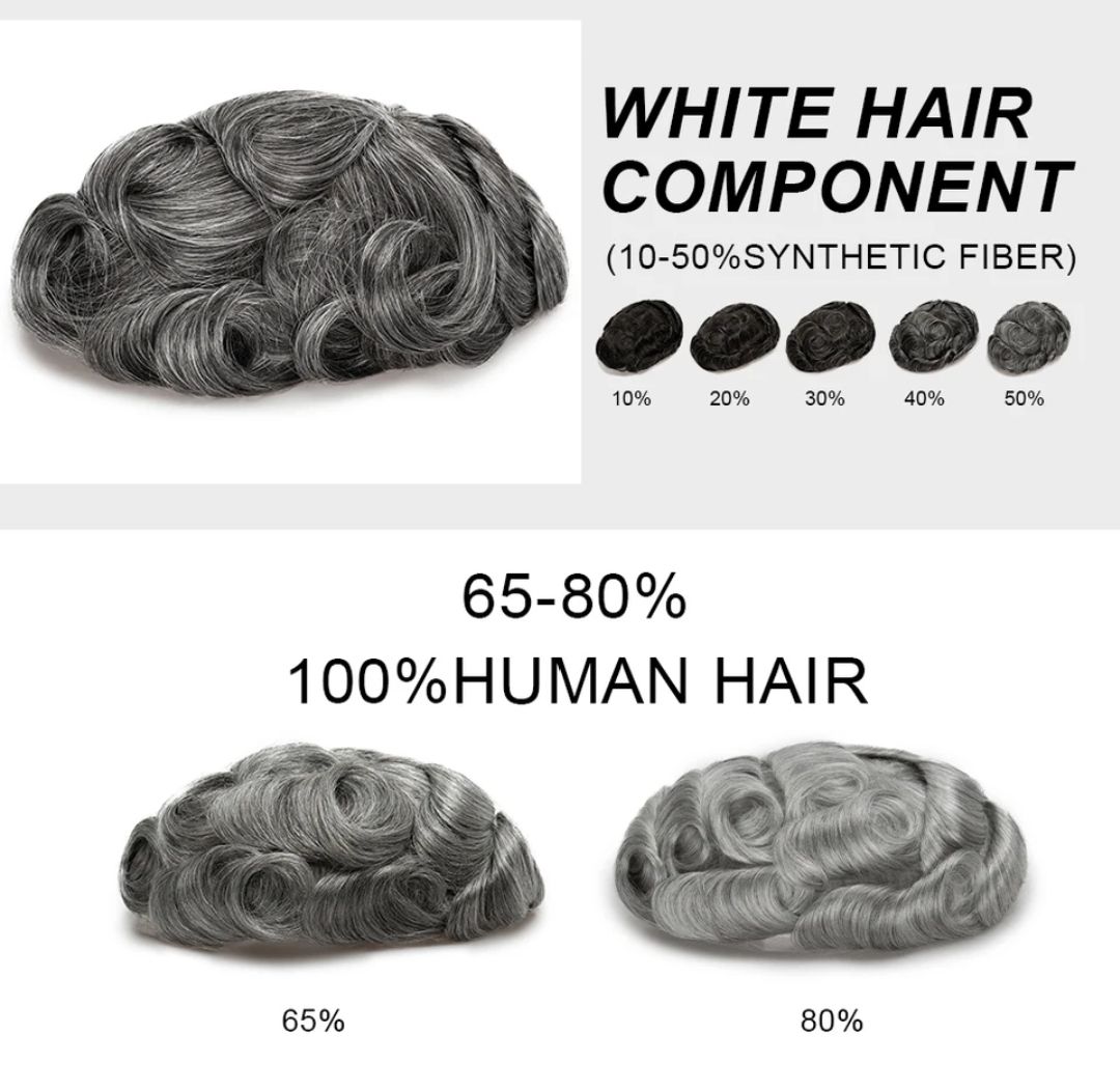 MICHAEL | MENS UNIT HAIR SYSTEM MONO SWISS LACE