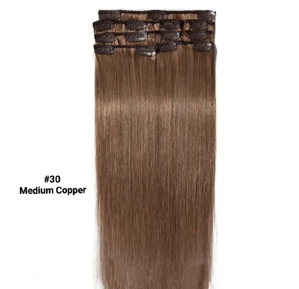 Standard Clip In Human Hair Extensions