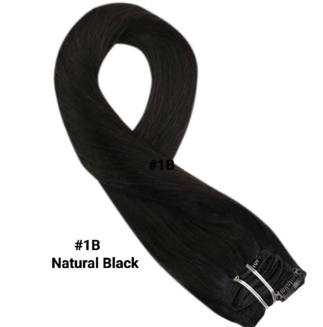 Standard Clip In Human Hair Extensions