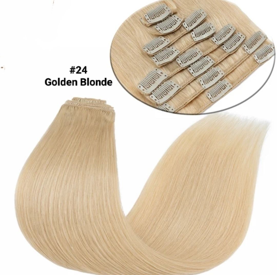 Standard Clip In Human Hair Extensions