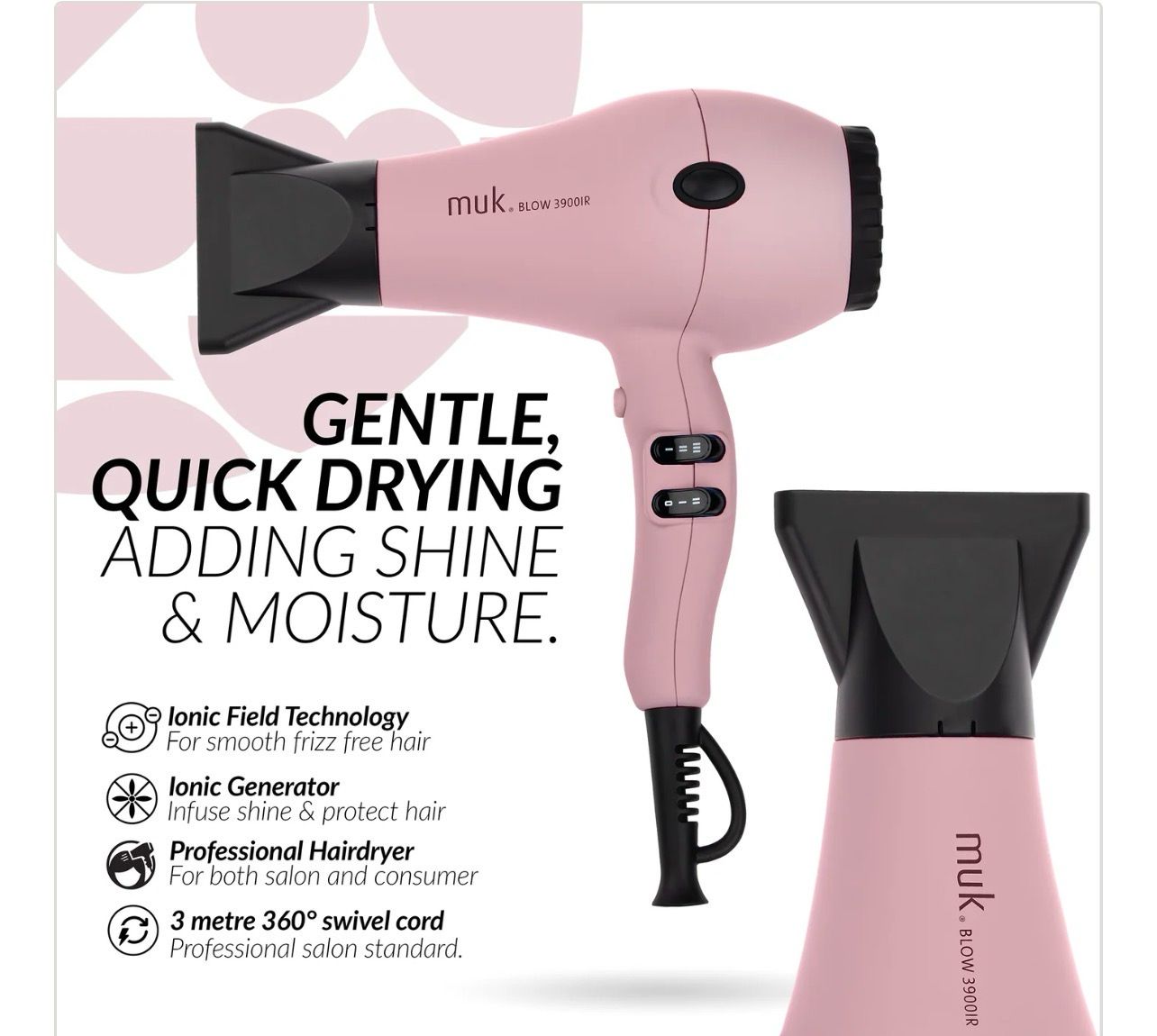 Pink Muk Blow 3900IR dryer Pack