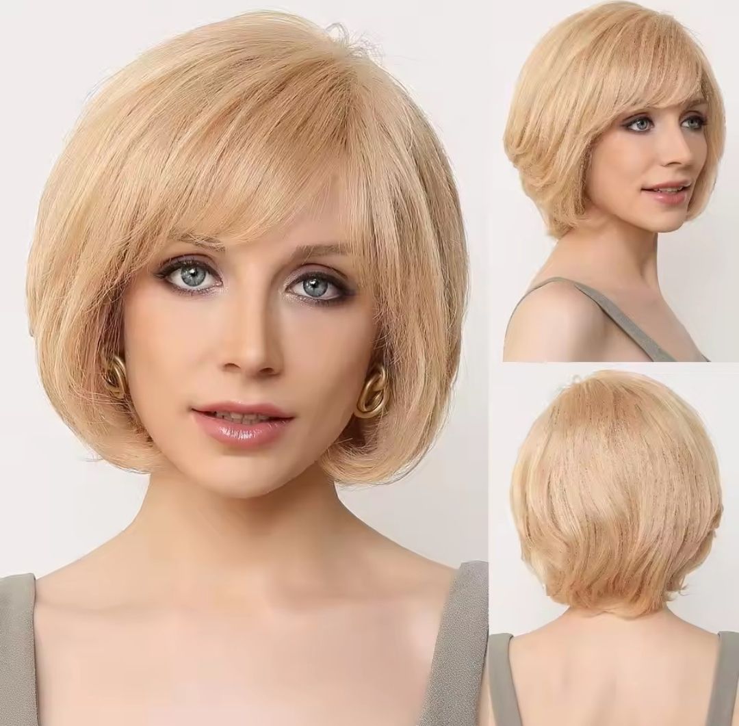 Gemma Wigs | Side Part Human Hair Bob