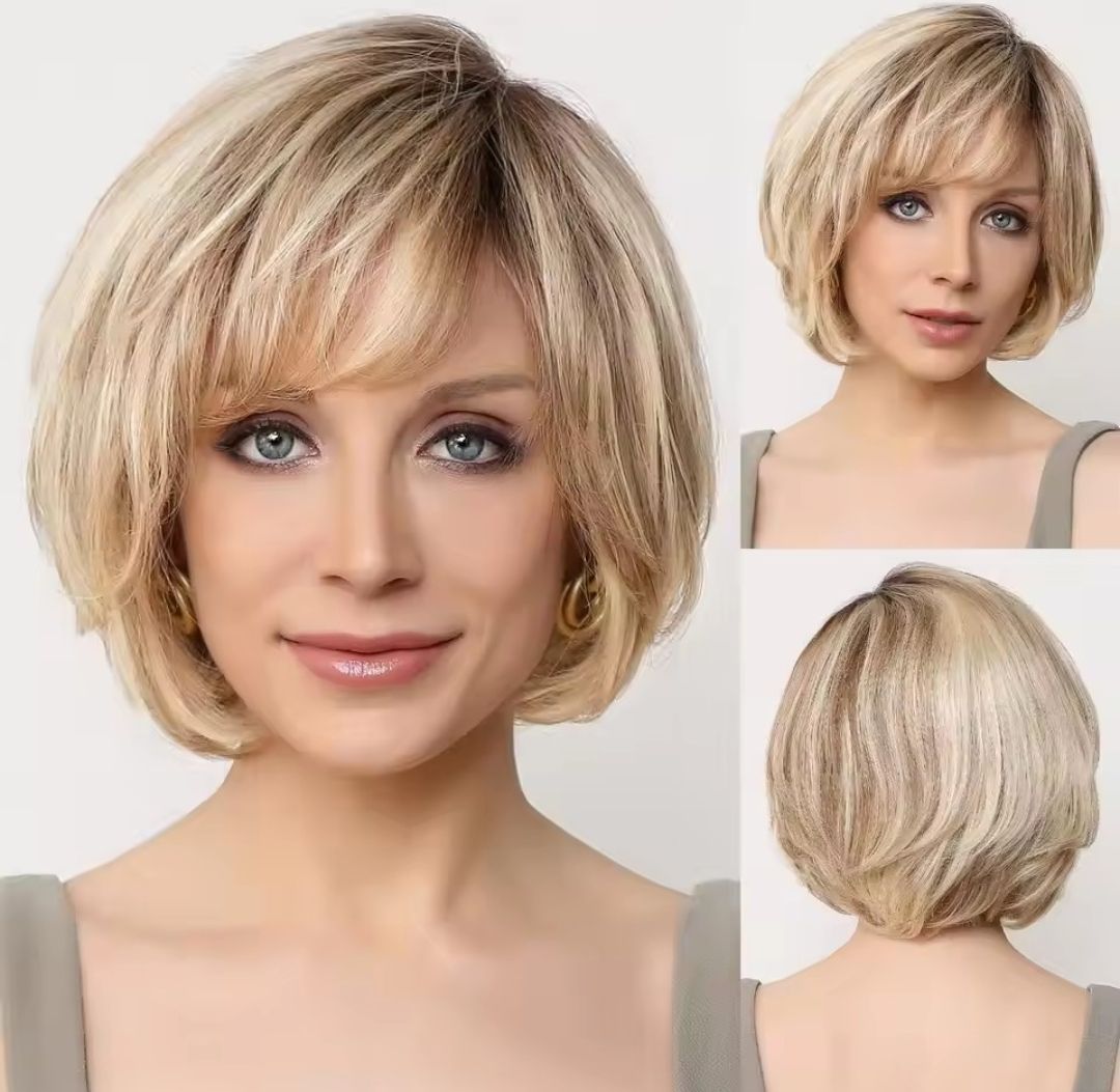Gemma Wigs | Side Part Human Hair Bob