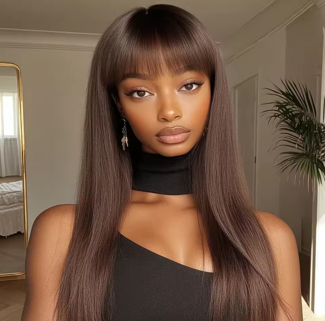 Charmaine Wig | Natural Black Human Hair