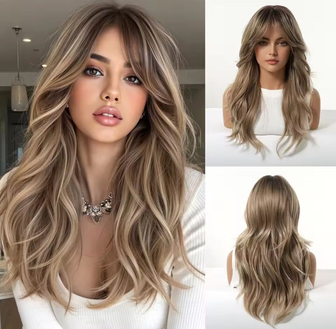 Deane Wig | Ash Brown with Highlights