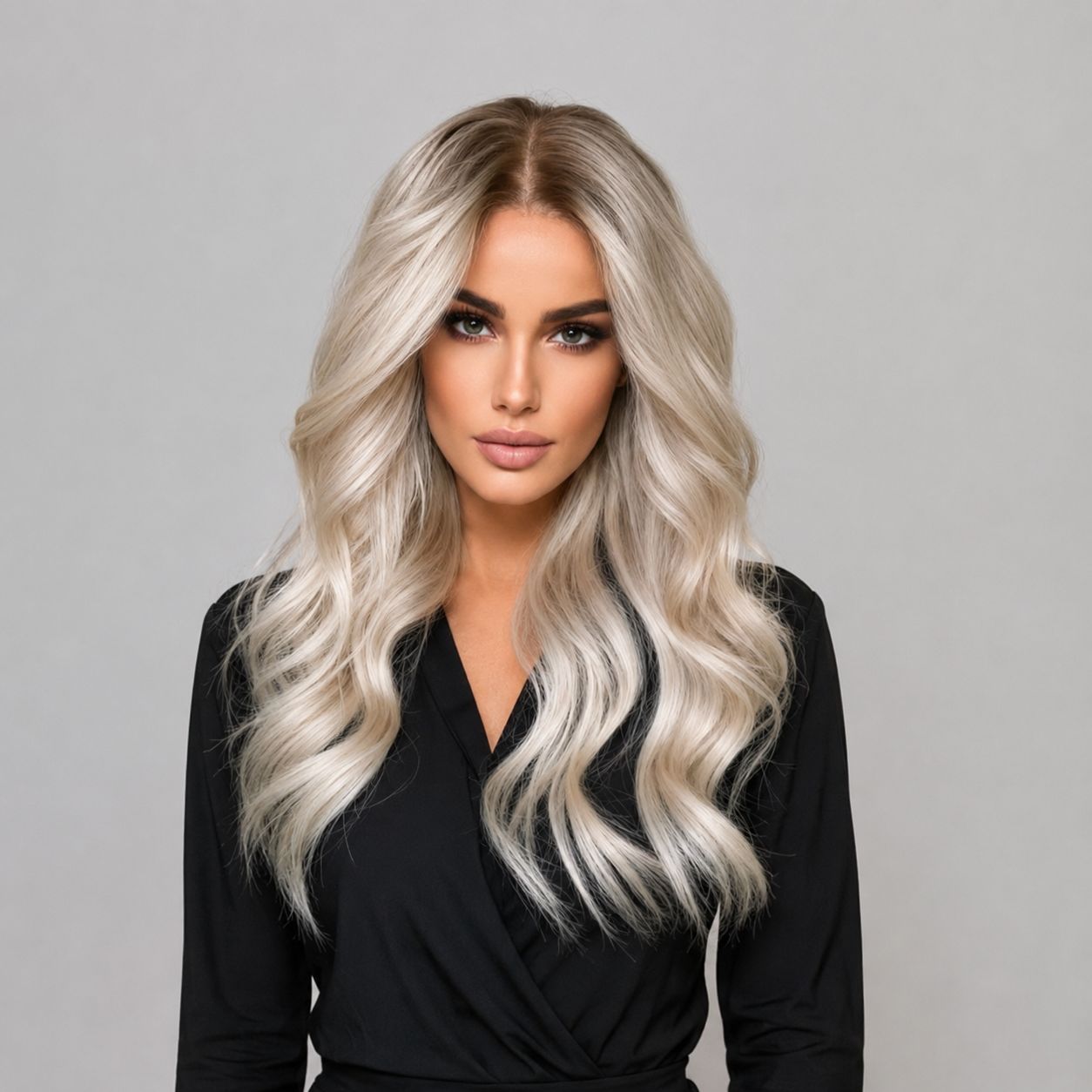 Darlene Wig | Icy Blonde Ombre Free Part Lace Front