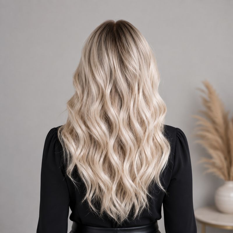 Darlene Wig | Icy Blonde Ombre Free Part Lace Front