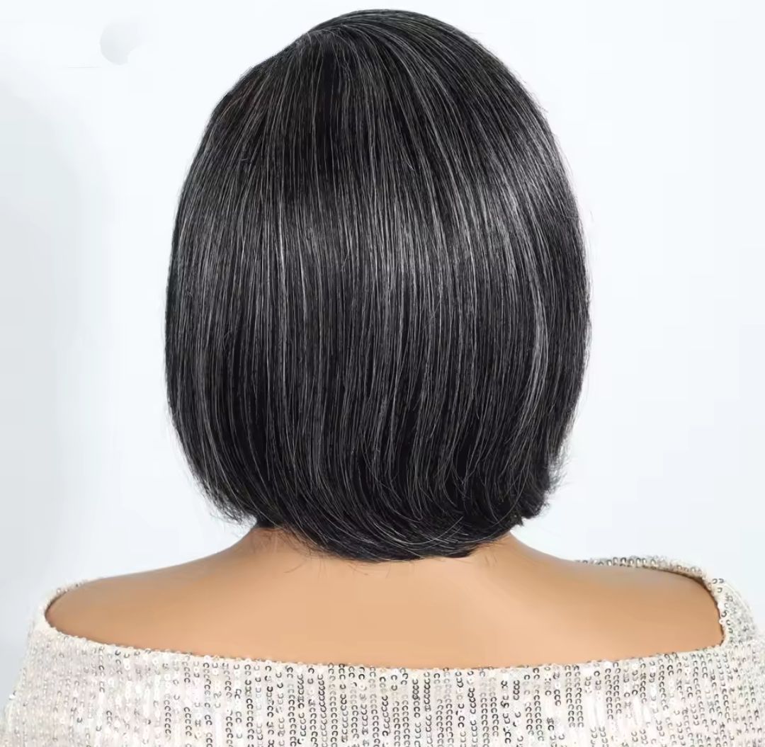 Adriana Wig | Salt n Pepper Human Hair