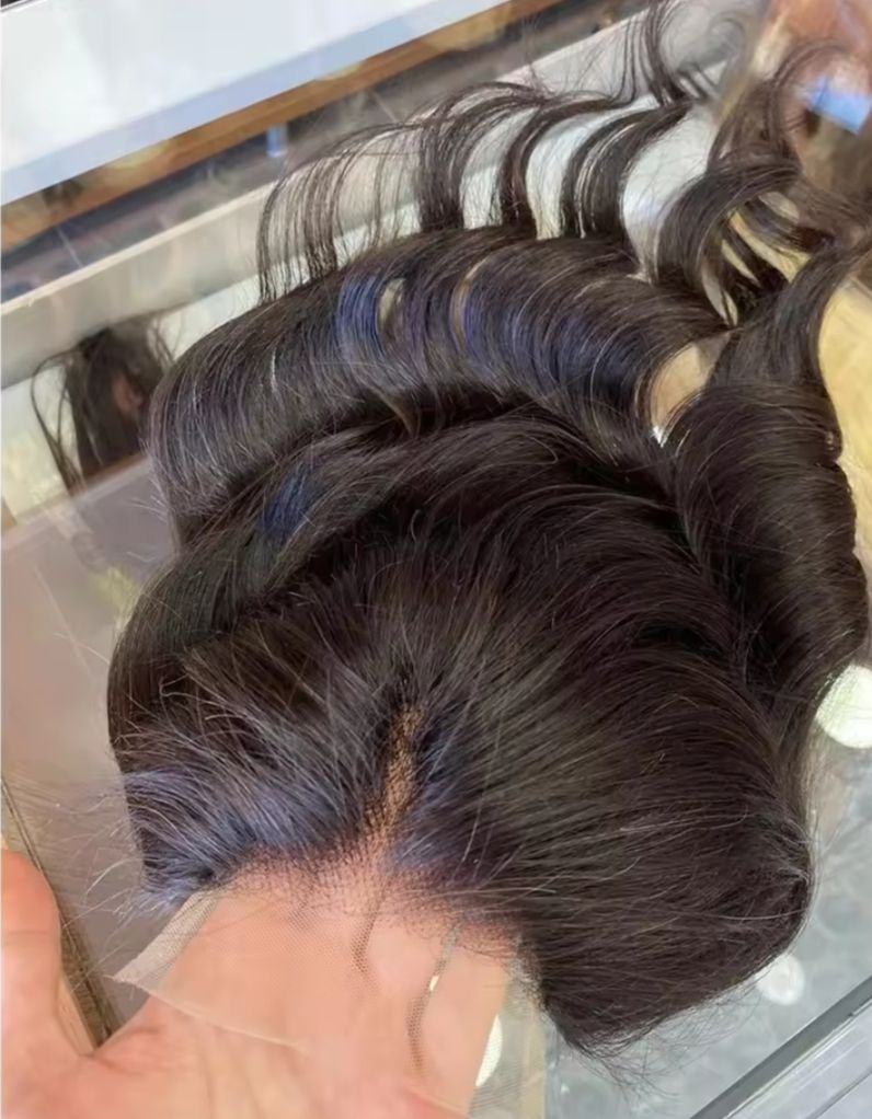 HUMAN HAIR TOPPER Wefted Lace Base 15x15cm