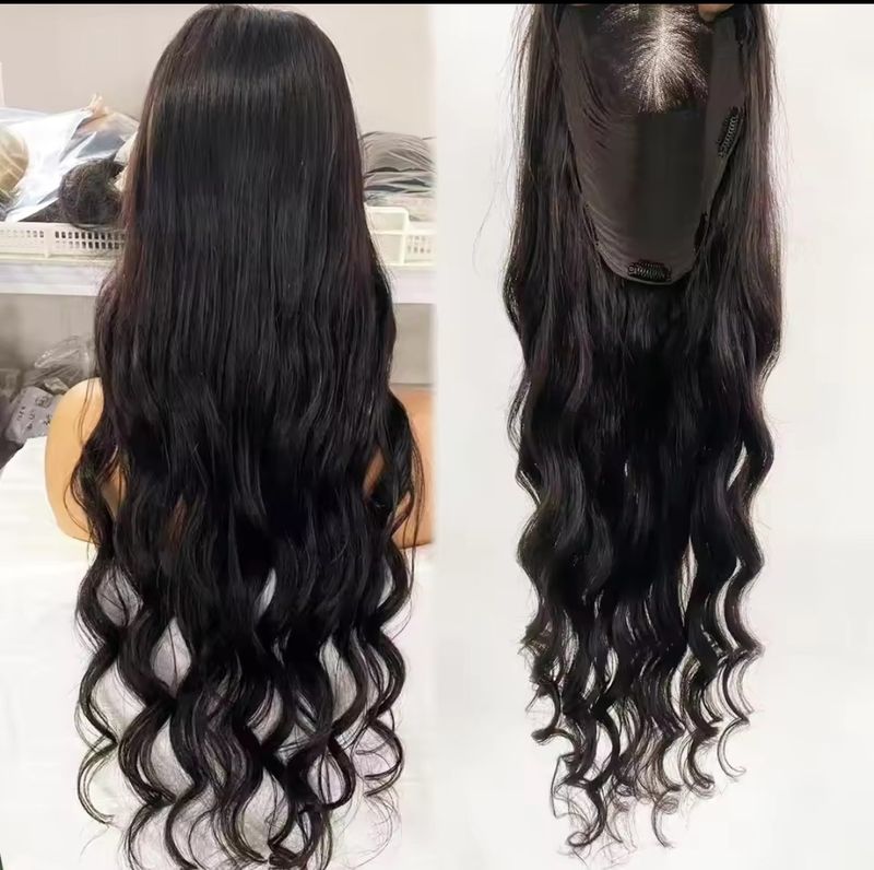 HUMAN HAIR TOPPER WEFTED LACE BASE 15x15cm