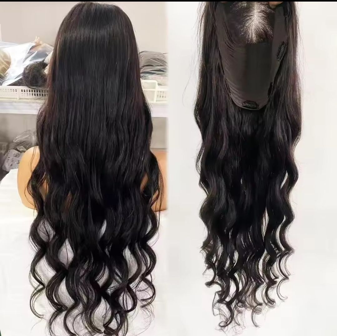 HUMAN HAIR TOPPER Wefted Lace Base 15x15cm