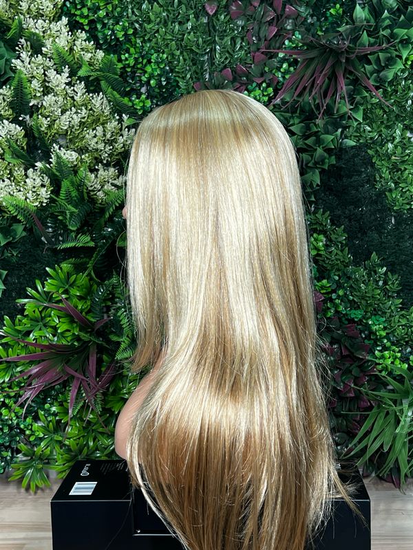 Andie Wig | Light Golden Blonde Monofilament Luxury Modacrylic Collection
