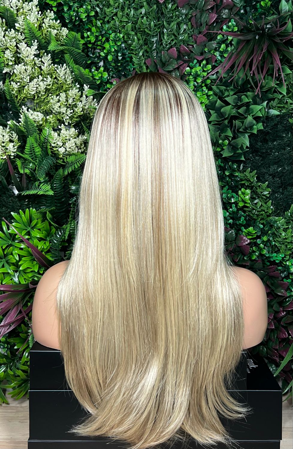 Desiree Wig | Blonde with Brown Low Lights Ombre Luxury HD Modacrylic Collection