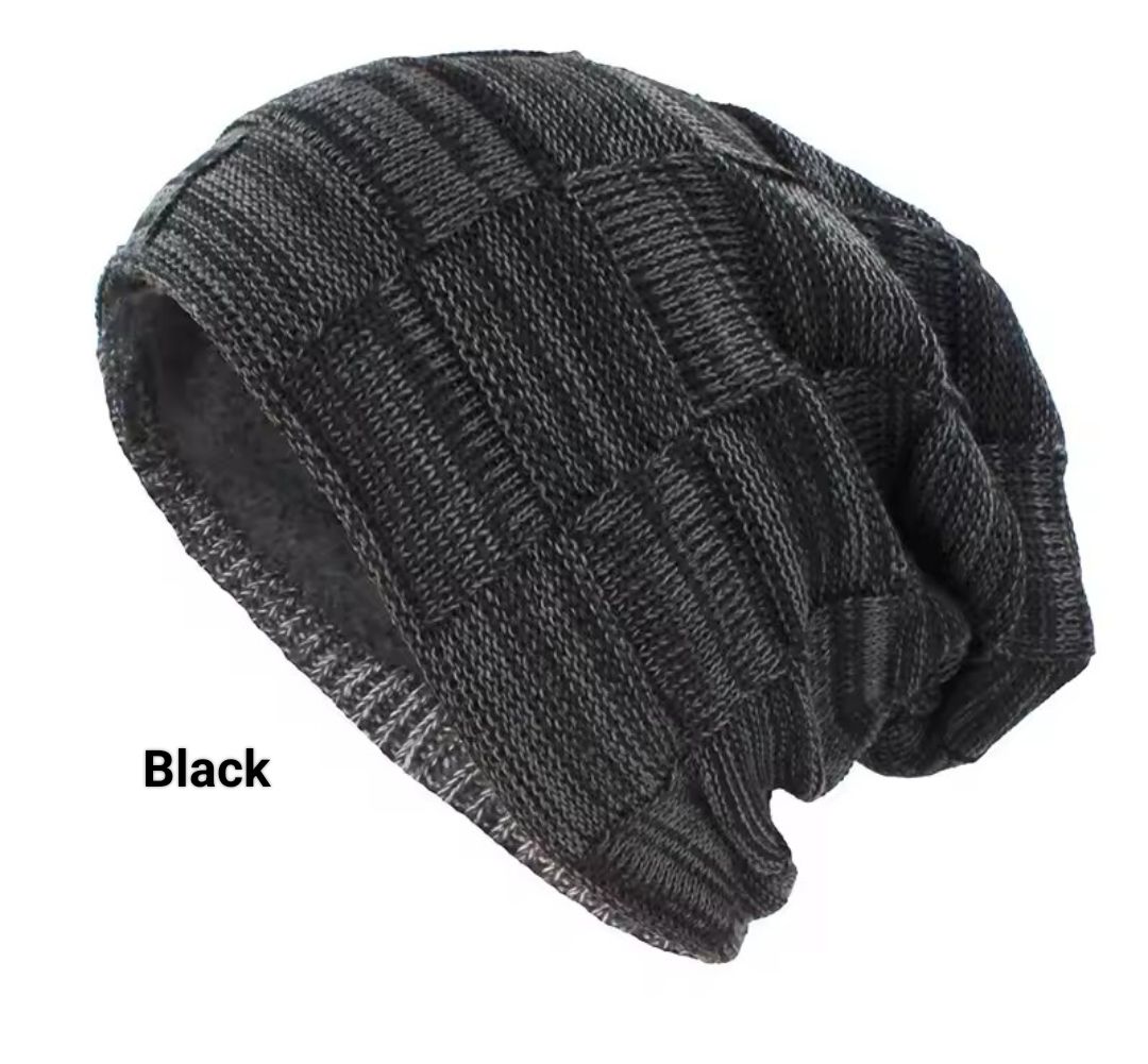 WINTER KNITTED BEANIE TURBAN