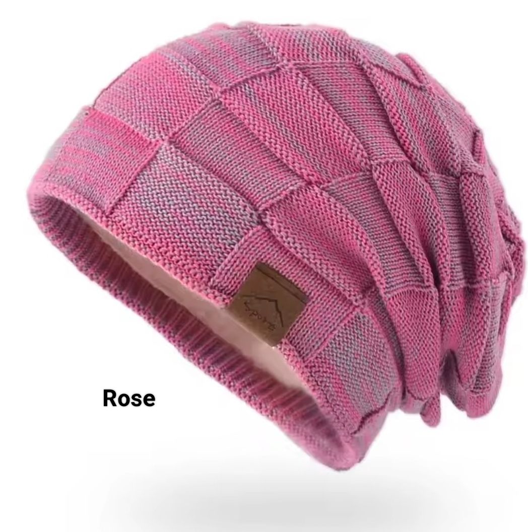 WINTER KNITTED BEANIE TURBAN