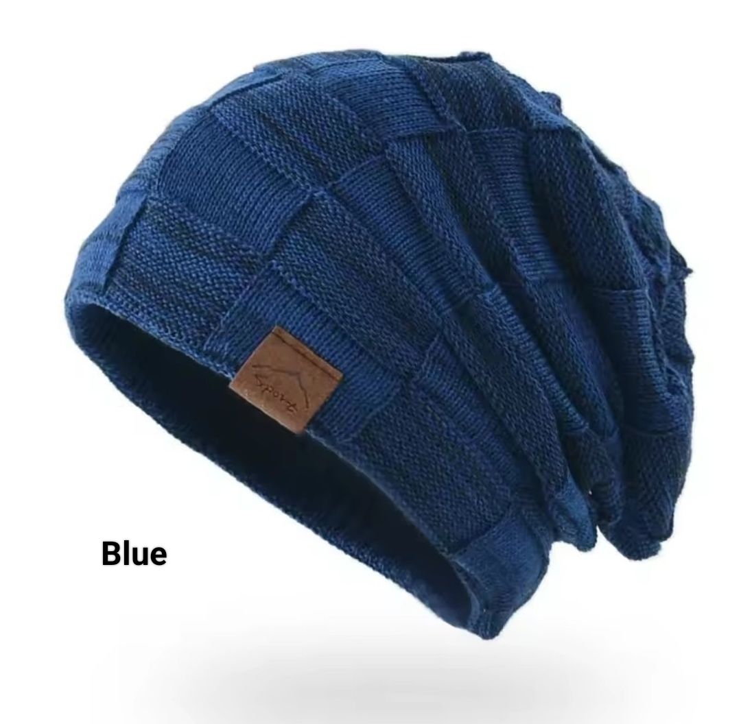WINTER KNITTED BEANIE TURBAN