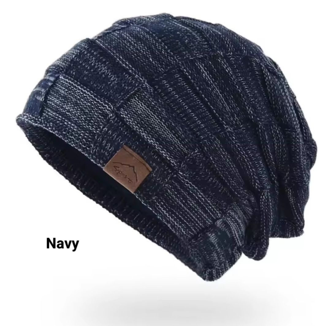 WINTER KNITTED BEANIE TURBAN