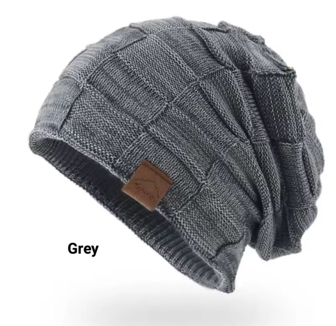 WINTER KNITTED BEANIE TURBAN