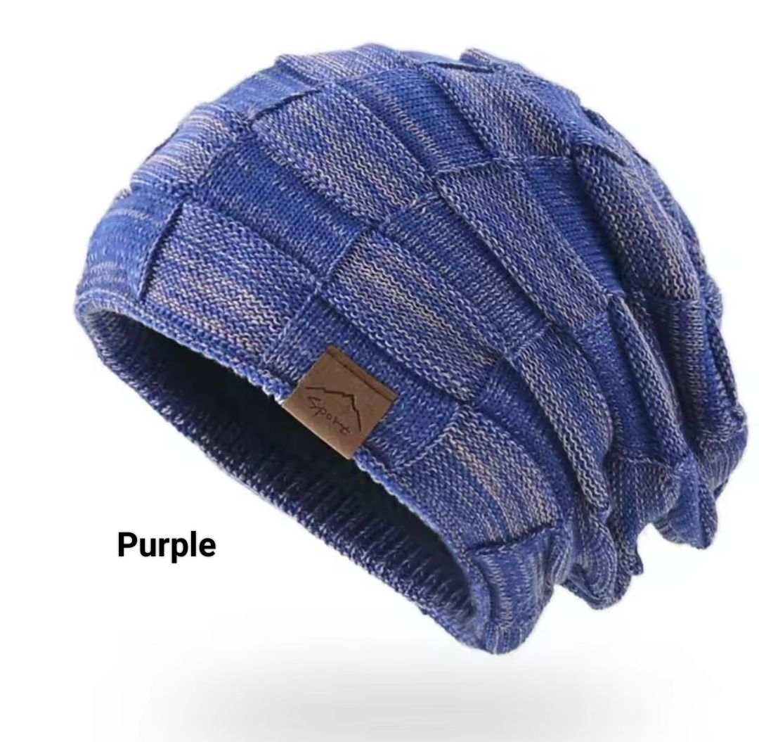 WINTER KNITTED BEANIE TURBAN