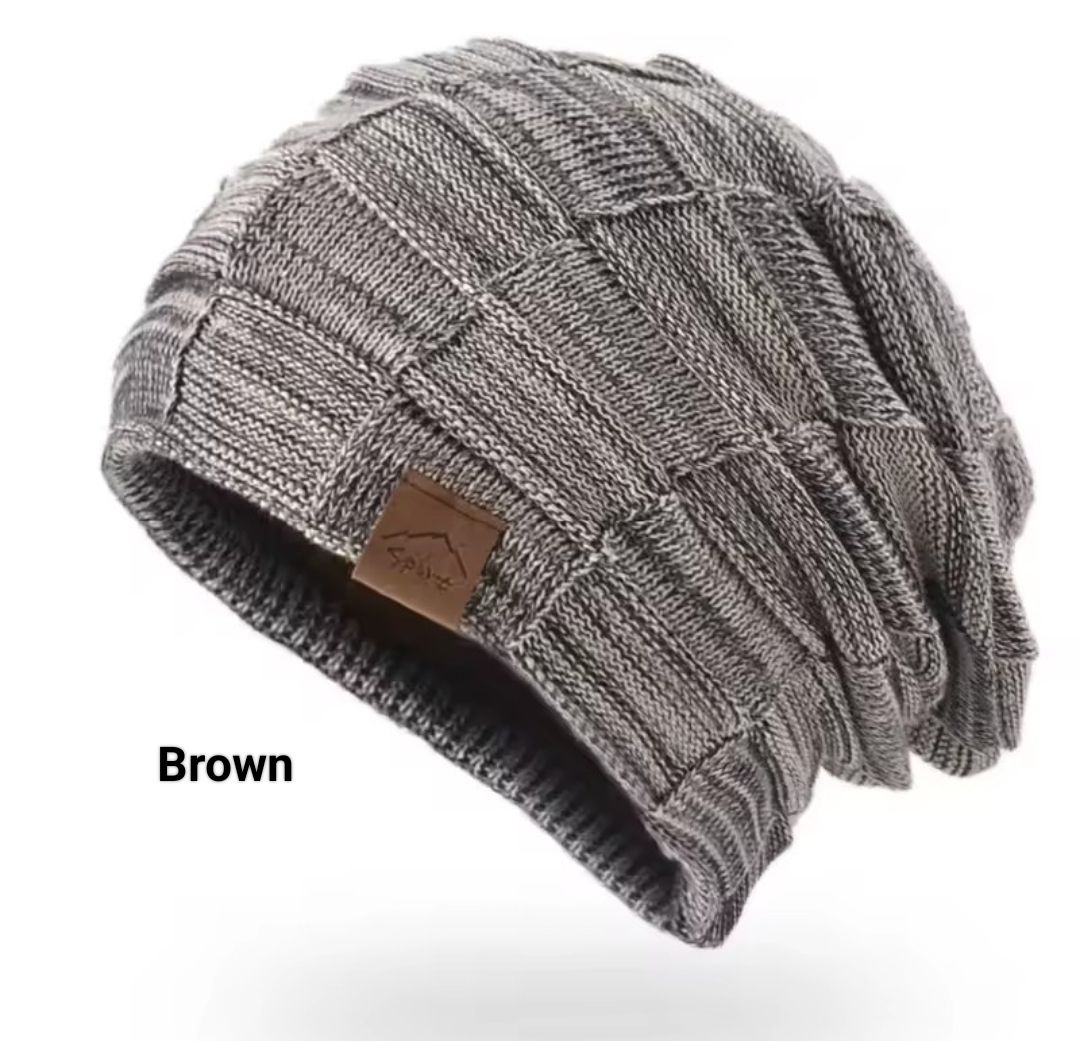WINTER KNITTED BEANIE TURBAN