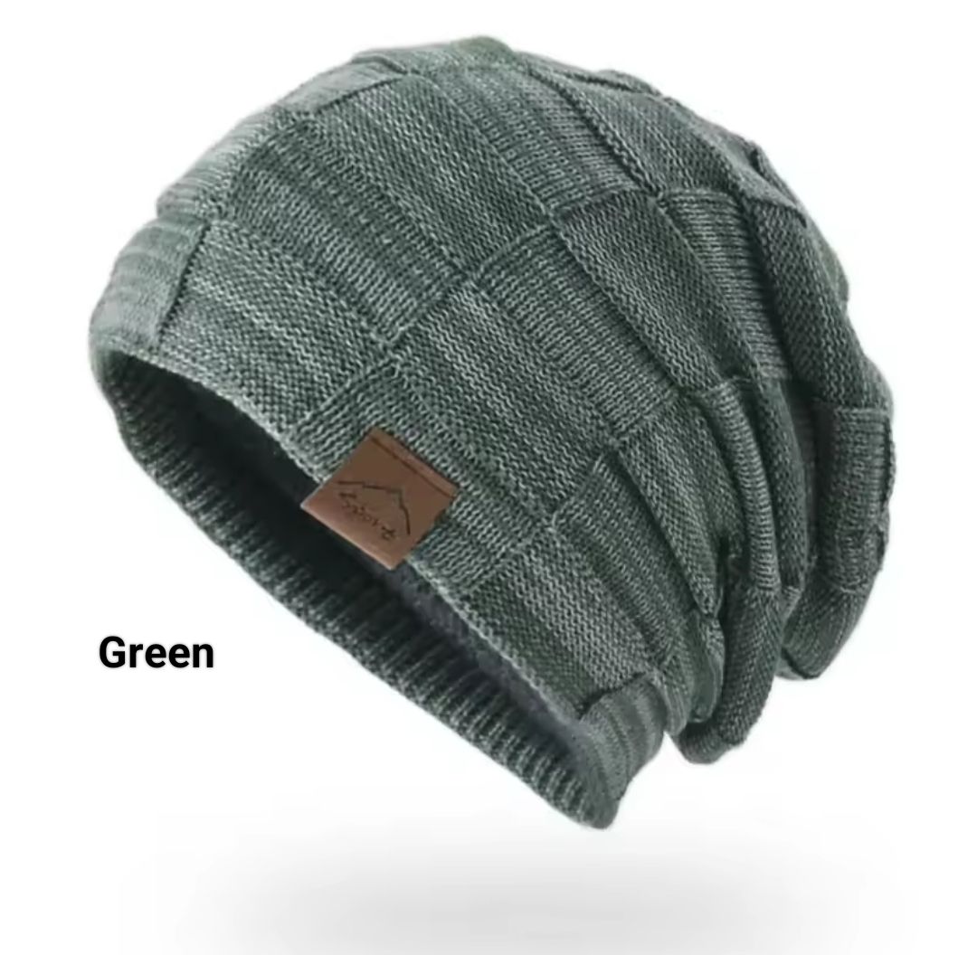WINTER KNITTED BEANIE TURBAN