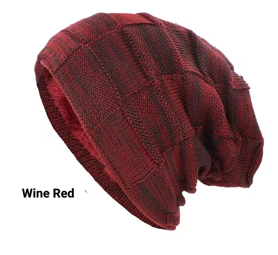 WINTER KNITTED BEANIE TURBAN