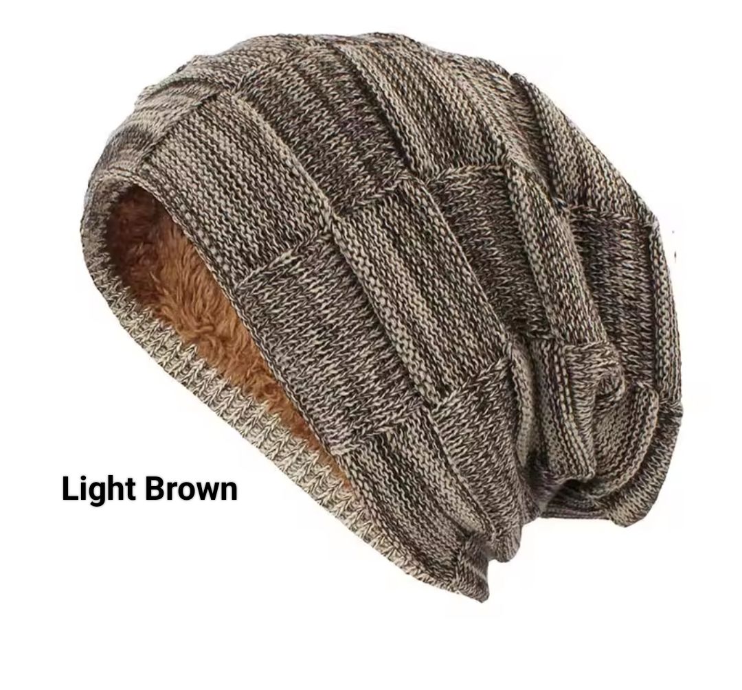 WINTER KNITTED BEANIE TURBAN