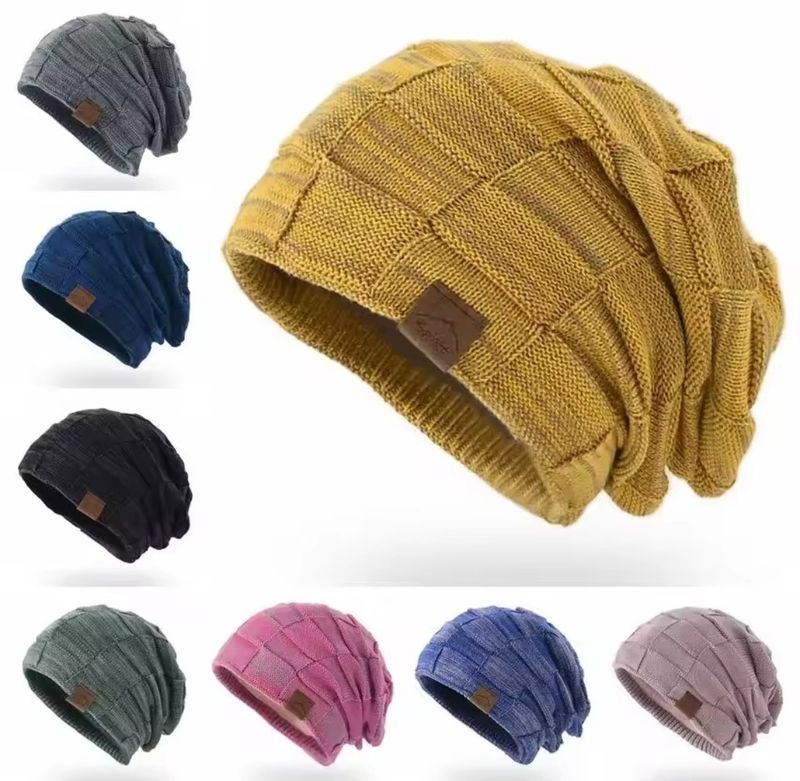 WINTER KNITTED BEANIE TURBAN