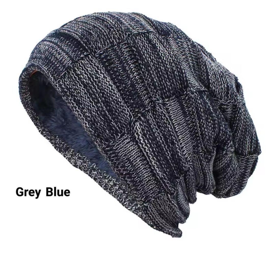 WINTER KNITTED BEANIE TURBAN