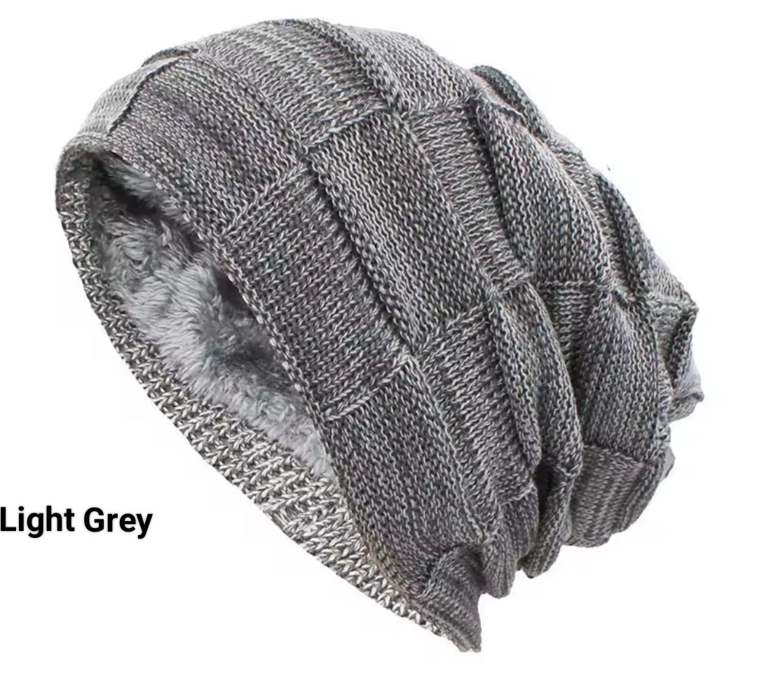 WINTER KNITTED BEANIE TURBAN