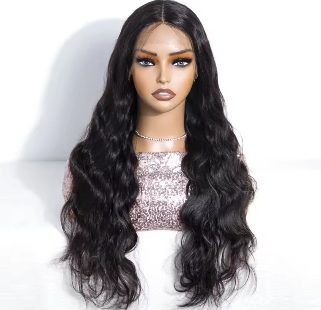 Blakely Wig | Natural Black Lace Front Human Hair