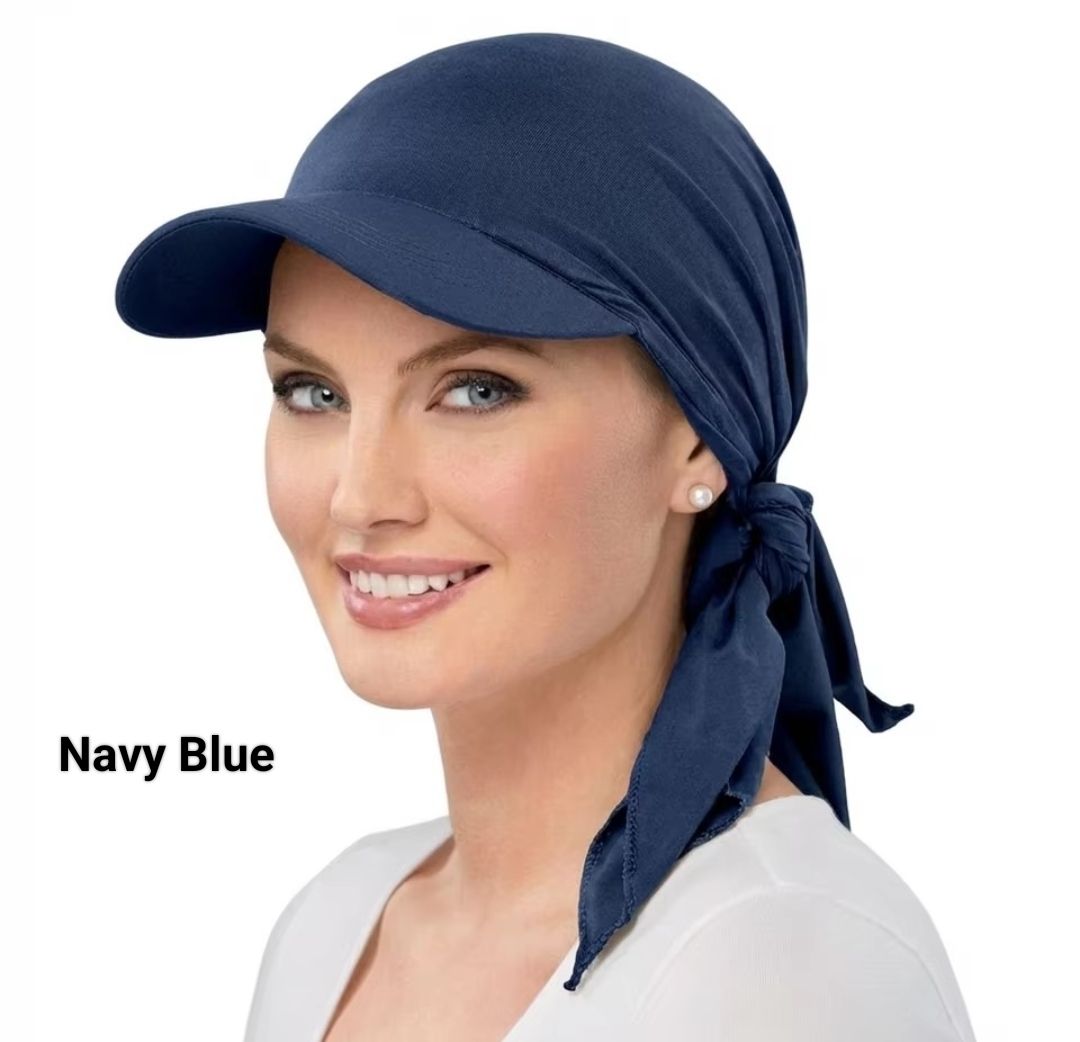 BRIM SATIN HAT TURBAN