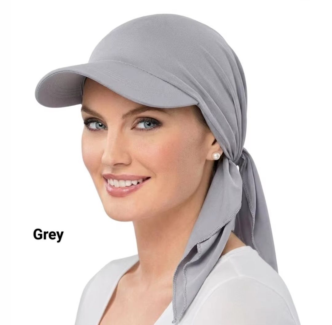 BRIM SATIN HAT TURBAN