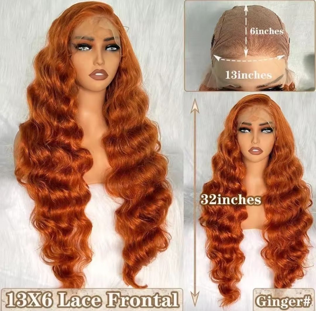 Peta Wig | Ginger Free Part Lace Front