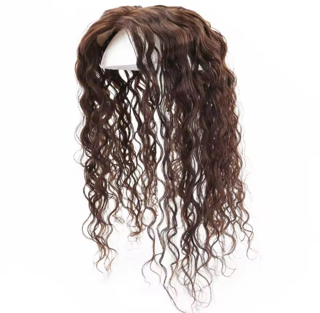 HUMAN HAIR TOPPER |  Silk Base 13x15cm