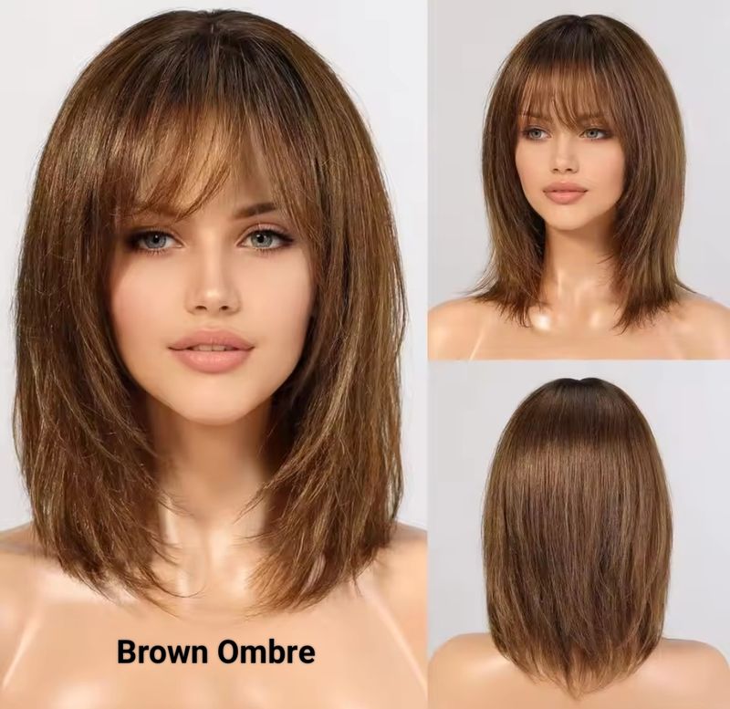Michelle Wigs | Human Hair with Fringe