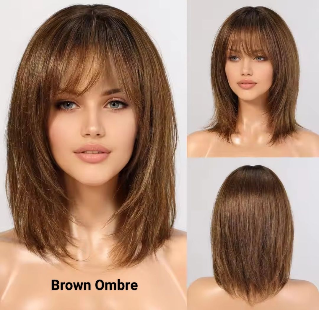 Michelle Wigs | Human Hair with Fringe
