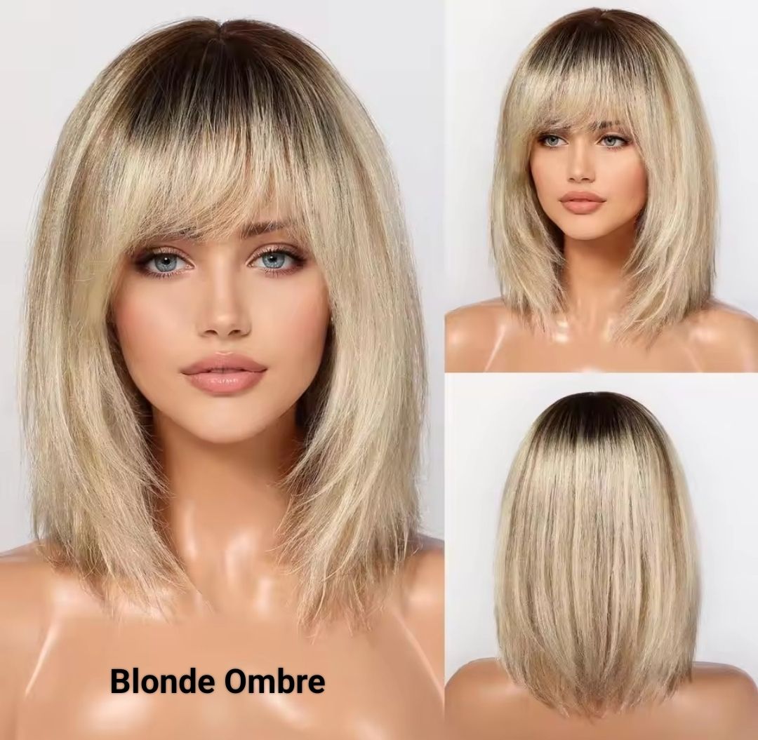 Michelle Wigs | Human Hair with Fringe