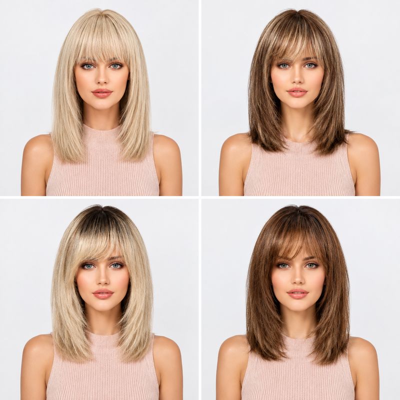 Michelle Wigs | Human Hair with Fringe