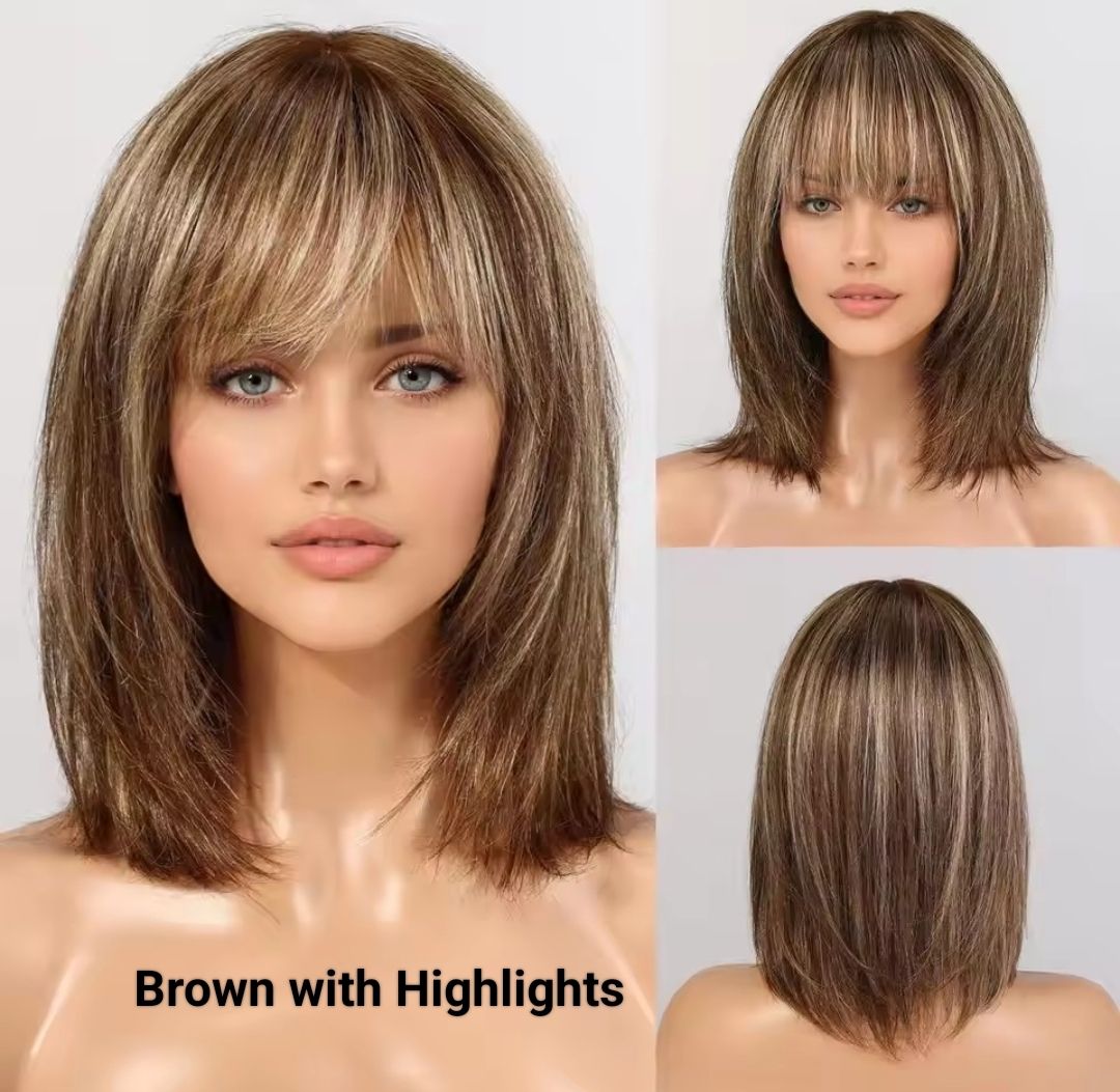 Michelle Wigs | Human Hair with Fringe