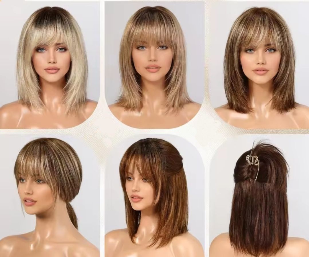 Michelle Wigs | Human Hair with Fringe