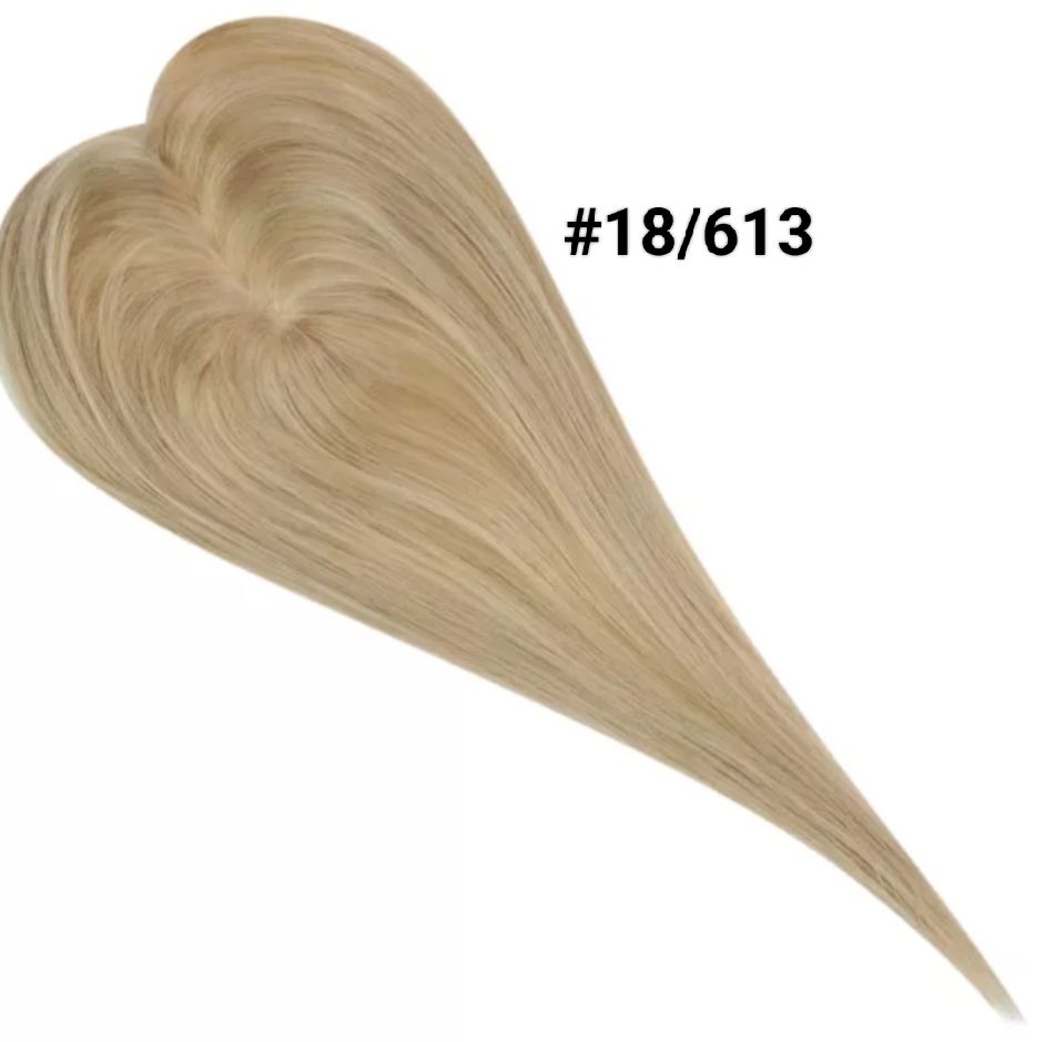 HUMAN HAIR TOPPER Mono Base 6x12cm | 10x15cm | 8x13cm